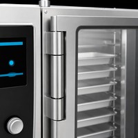 Horno Combinado Comercial Inteligente de Alta Gama con Pantalla Táctil, Vaporera Industrial de Acero Inoxidable para Cocina de Hotel GN1/1