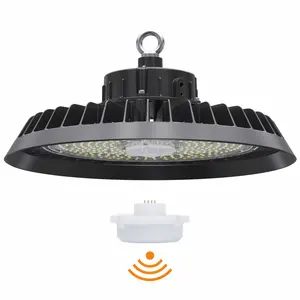High Efficiency 200W ufo high bay light For Industrial lighting with sensor ip65 waterproof highbay warehouse light