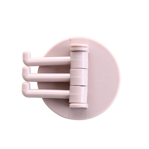 Space Saving Sticky <strong>Hook</strong> for Bathroom Kitchen Office Folding <strong>Towel</strong> <strong>Hooks</strong> With 3 Arms Swivel Wall <strong>Hooks</strong> for Hanging - Product Image 2