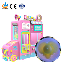 Fabrication Personnalisée Couleurs Monnayeur Billets OEM ODM Usine Distributeur Automatique de Barbe à Papa et de Fleurs de Sucre
