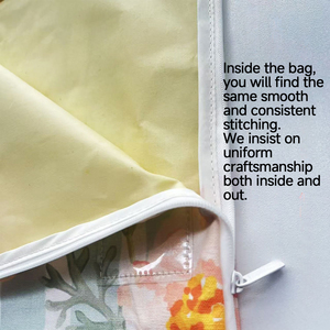 Sac de conservation alimentaire personnalisé en lin réutilisable avec cire d'abeille, pour pain grillé, avec fermeture éclair, cordon de serrage et revêtement en cire d'abeille double couche - Product Image 2