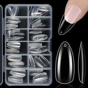 120 <span class=keywords><strong>capsules</strong></span> d'<span class=keywords><strong>ongles</strong></span> artificiels en acrylique français, demi-couverture, longues, à pointe de canard, <span class=keywords><strong>pour</strong></span> extension d'<span class=keywords><strong>ongles</strong></span>, <span class=keywords><strong>faux</strong></span> <span class=keywords><strong>ongles</strong></span>, pointe de canard artificielle - Product Image 6