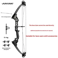 Arc composé Junxing M131A avec billes d'acier pour la chasse en extérieur, pour droitiers, force de tir 20-70 lbs, ensemble de tir à l'arc