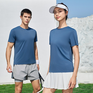 ओम अनुकूलित लोगो डिजाइन ग्रीष्मकालीन ठंडा वसा बर्फ रेशम आधा आस्तीन और आकार पुरुषों की आकस्मिक राउंड गर्दन टी-शर्ट - Product Image 5