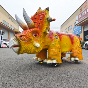 <span class=keywords><strong>Dino</strong></span> Park : Scooter électrique motorisé à monnayeur en forme de dinosaure pour enfants, idéal pour les parcs d'attractions - Product Image 3