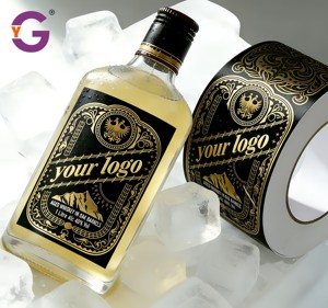 Etiquetas Personalizadas para Botellas <span class=keywords><strong>de</strong></span> Vino Tinto, Impresión <span class=keywords><strong>de</strong></span> Etiquetas Redondas, Vinilo Impermeable para <span class=keywords><strong>Whisky</strong></span> y Vodka, Logotipo Personalizado - Product Image 3