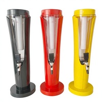 Petit distributeur de boissons avec tube à glace indépendant, distributeur portable de jus et de lait pour la maison, le bar et les comptoirs commerciaux