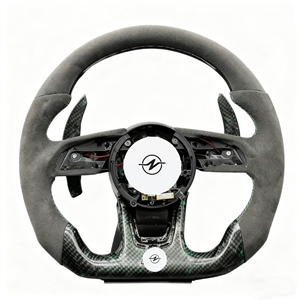 Volante de fibra de carbono Ever-Carbon Racing ECR, superventas, <span class=keywords><strong>precio</strong></span> de fábrica, para <span class=keywords><strong>Audi</strong></span> <span class=keywords><strong>S1</strong></span> S3 S4 S5 S6, volante de coche - Product Image 2