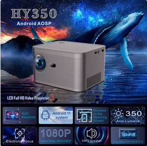 מגקוב hy350 אנדרואיד 11 מקרן 4k 1920*1080p עם wifi6 580a - Product Image 4