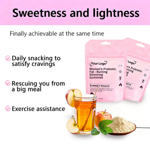 OEM Venta al por mayor Suplemento dietético Pérdida de peso Gummy Energy Mejora la función intestinal Gomitas adelgazantes - Product Image 4