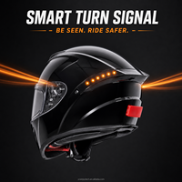 Casque de moto intelligent demi-face avec double haut-parleur, commande vocale, contrôle via application Wi-Fi et IA avancée