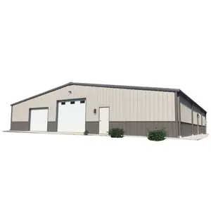 New Price CE Certified Double Slope Colour IBR Cladding Steel Structure Fabricated Warehouse Building