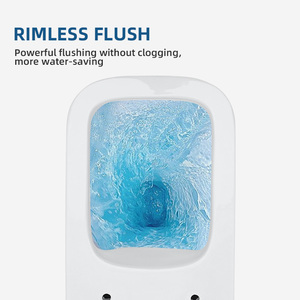 <span class=keywords><strong>WC</strong></span> Sospeso Senza Brida Kidoir Multicolore in Ceramica Monoblocco di Piccole <span class=keywords><strong>Dimensioni</strong></span> con Scarico a Parete - Product Image 3