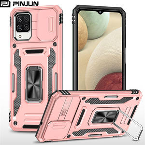 Protector de cámara deslizante 2 en 1, funda de teléfono híbrida de estilo armadura gruesa para Samsung Galaxy <span class=keywords><strong>A12</strong></span> 4G 5G <span class=keywords><strong>m12</strong></span> f12 M13 A14 - Product Image 1