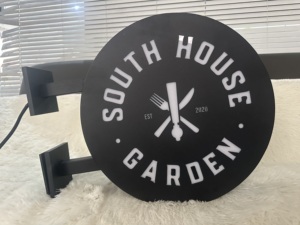 Nhà sản xuất DC nguồn điện tùy chỉnh ngoài trời nhà công ty quảng cáo Acrylic 3D Led Logo dấu vòng xoay <span class=keywords><strong>lightbox</strong></span> - Product Image 2