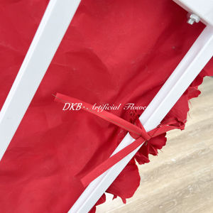 Offre Spéciale chaleur fleur mur soie artificielle rose rouge 5d fleurs séchées décoration murale fleurs mur coeur - Product Image 5