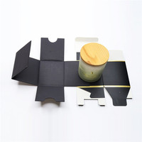 Cajas para Velas Ecológicas Personalizables con Recubrimiento UV, Grabado en Relieve, Laminado Mate, Materiales Reciclados, Estructura Resistente