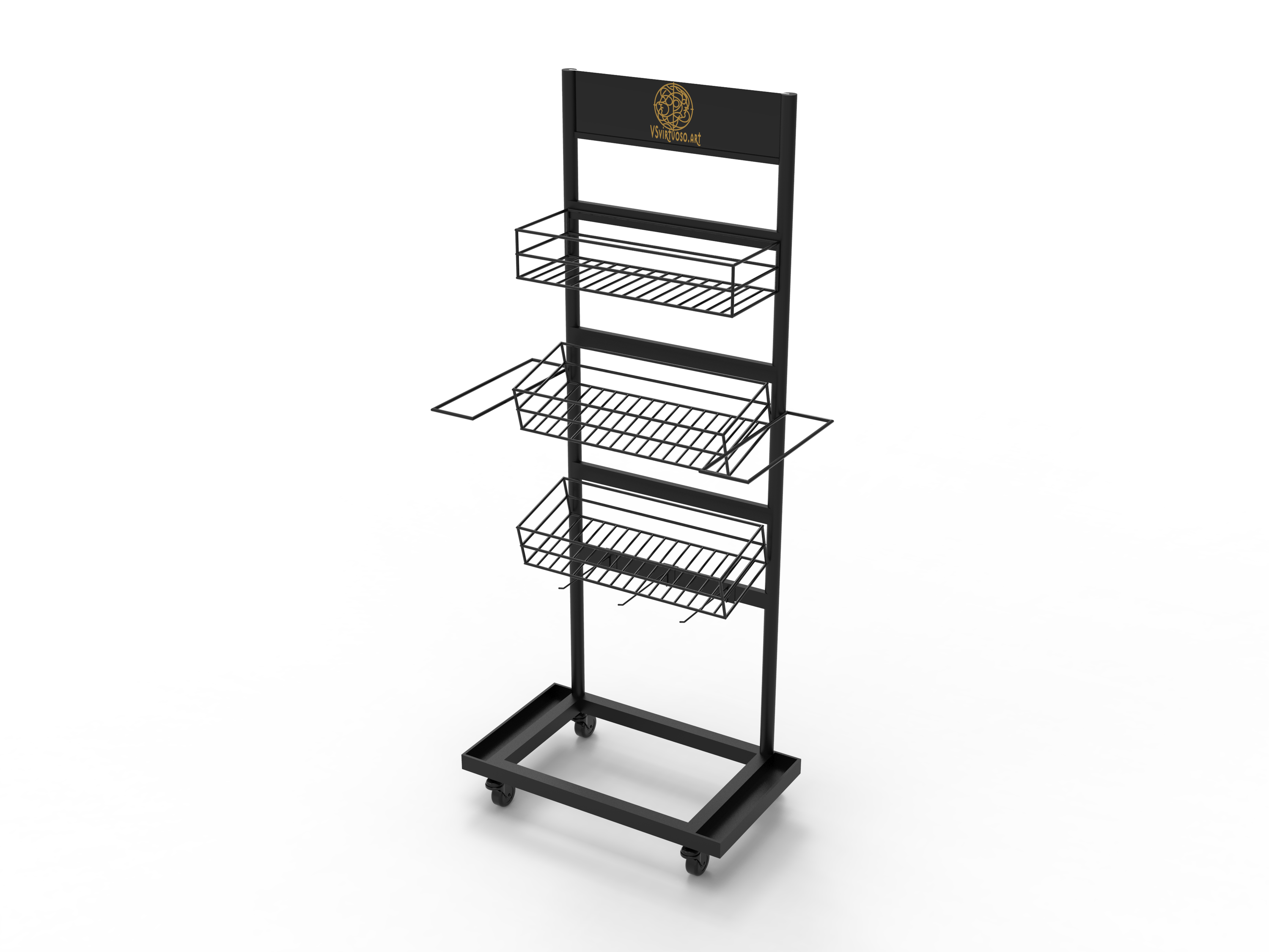 Customized Display Umbrella Display Racks and Stand for Supermarket Retail Umbrella Display Stand for Shop — view 6