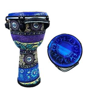 Instrumentos de Percusión de Alta Calidad y Económicos, Bongos con Parches de Piel de Oveja, Estilo <span class=keywords><strong>Conga</strong></span>, Ecológicos, Educativos, Coloridos, de 8-12 Pulgadas - Product Image 3