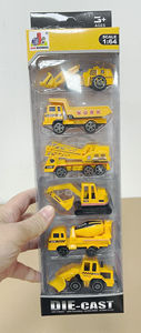 Veicolo da Cantiere a Inerzia <span class=keywords><strong>di</strong></span> Grande Successo, Veicoli Giocattolo in Metallo Pressofuso Più Popolari, Macchinina Pressofusa in Scala 1:64, Giocattolo per Ragazzi - Product Image 4