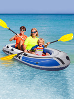 Vente chaude Stock 1/2/3/4 Personnes Épais PVCgonflable Bateau air Bateau Gonflable Bateau De Pêche pour Les Aventures En Plein Air