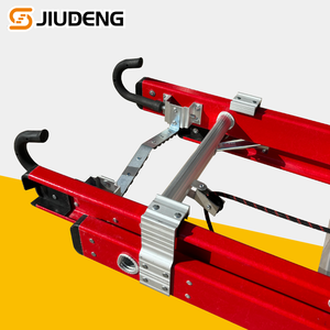 <span class=keywords><strong>24ft</strong></span> 28ft 40ft sợi thủy tinh Kính thiên văn thang Thang cách nhiệt sợi thủy tinh FRP thang móc v-băng - Product Image 5