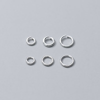 S925 Sterling Silver Ouverture Fermé Anneau De Saut Bracelet Anneau De Connexion DIY Bijoux Accessoires À La Main Fabrication De Bijoux Fournitures