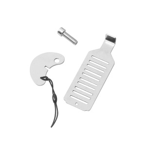 Tope de puerta portátil de acero inoxidable, diseño minimalista, fácil instalación, tope de puerta con montaje en el suelo para seguridad en el hogar y el hotel - Product Image 2