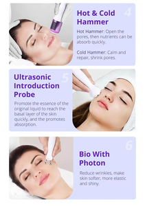 6-en-1 Máquina multifuncional de hidrodermoabrasión facial Microdermoabrasión Cuidado DE LA PIEL Máquina de belleza Jet Peel - Product Image 4