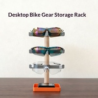 Présentoir à lunettes et support de casque de vélo multi-usages pour appareils et lunettes – Présentoir de bureau
