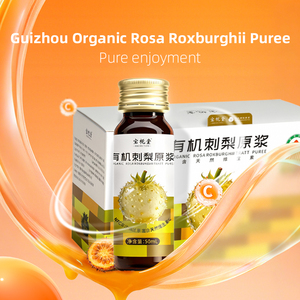 Purée de fruits de châtaignier et de rose certifiée biologique, jus fraîchement pressé, sans sucre, riche en vitamine C, boisson prête à l'emploi, <span class=keywords><strong>bouteille</strong></span>/boîte de 500 ml, boissons - Product Image 2