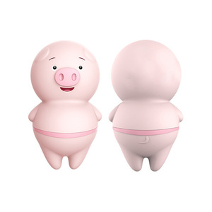 New Hot Sale Mini Pink Pig Wireless USB Charging Clitoris <b>Vibrator</b> 6 Frequency Tongue Lick <b>Vibrator</b> - Product Image 1