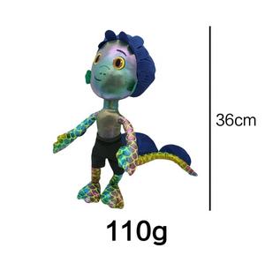 Peluche Monstre Marin Luca Alberto 38 cm, Peluche Douce pour Fille, <span class=keywords><strong>Dessin</strong></span> <span class=keywords><strong>Animé</strong></span> Violet, Certifiée EN71, 100% Coton PP, Cadeau d'Anniversaire pour Enfants - Product Image 5