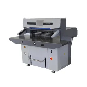 Cortador de papel de guillotina computarizado hidráulico resistente industrial 920mm