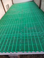 Plancher de construction de maison de chèvre 600x600mm à lamelles en plastique pour élevage de chèvre