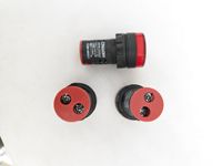 Indicateur lumineux LED étanche AD16-22DS à montage sur panneau, multicolore, alimentation AC/DC 12V-48V / 110V-220V/ 220V-380V