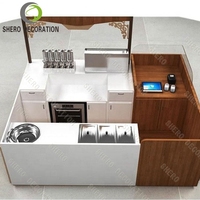 Kiosque de café personnalisé pour centre commercial, boutique conteneurisée de 10 pieds, boutique éphémère de luxe, boutique de qualité supérieure, boutique moderne pour hôtel, boutique à bas prix