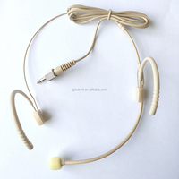 Micro-casque Gooermi, double micro supra-auriculaire, micro-casque à condensateur compatible avec le système d'émetteur Bodypack