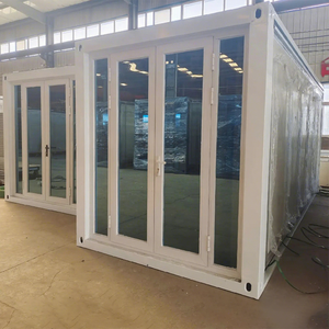 บ้านคอนเทนเนอร์พับได้ขยายได้ทันสมัยหรูหรา ขนาด 20 ฟุต 30 ฟุต 40 ฟุต บ้านสำเร็จรูปโครงเหล็ก สองห้องนอน หนึ่งห้องน้ำ ห้องครัว ห้องนั่งเล่น - Product Image 1