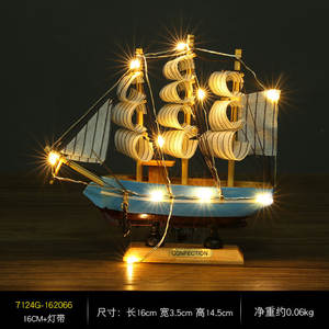 Modèle de <span class=keywords><strong>bateau</strong></span> <span class=keywords><strong>pirate</strong></span> en bois, décoration de <span class=keywords><strong>bateau</strong></span> en bois, <span class=keywords><strong>bateau</strong></span> de pêche, décoration de table à domicile - Product Image 6