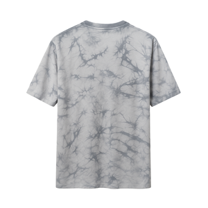 T-shirt d'été ample à manches courtes en coton 100% tricoté, certifié GOTS et BSCI, <span class=keywords><strong>teinture</strong></span> tie-dye, respirant et écologique, HuaYi - Product Image 3