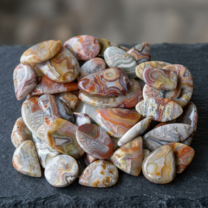 MAHNAJ GEMS Wholesale Natural Crazy Lace Agate Gemstones Smooth Polished Flatback Cabochons for Jewelry Making , JAIPUR INDIA - Product Image 5