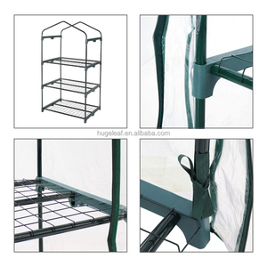 Soporte de 3 Niveles para Plantas con Cubierta de PVC, Invernadero Portátil, Mini Invernadero de Jardín - Product Image 4