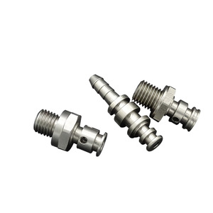 Pièces usinées en acier inoxydable, vis de tuyau d'huile, matériau 304, taille personnalisée, diamètre maximal 50 mm, composants de tournage de précision - Product Image 1