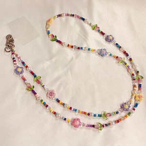 Sp003 điện thoại di động dây Crossbody phong cách dài, có thể mang theo khí chất, pha lê hạt Crossbody chuỗi, thời trang và linh hoạt - Product Image 3