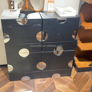 Aparador de madera antiguo francés de mediados de siglo para el hogar, oficina, bloque de Hotel, módulo de almacenamiento, <span class=keywords><strong>cocina</strong></span>, muebles de sala de estar - Product Image 3