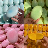 Jouet anti-stress en mousse PU OEM à prix d'usine, design gâteau au fromage coco à rebond lent, jouet à presser pour soulager le stress