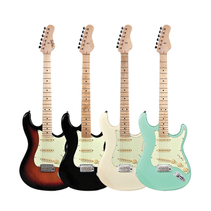 <span class=keywords><strong>Guitarra</strong></span> Eléctrica de 6 Cuerdas de Alta Calidad Hecha a Medida con Mástil de Arce y Puente de Trémolo de Dos Puntos para Actuaciones en Solitario - Product Image 2