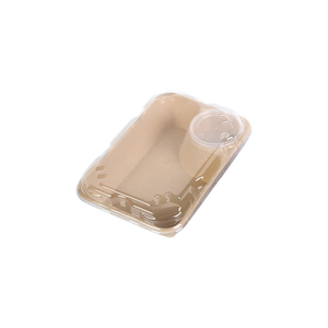 Bandeja Rectangular Grande Biodegradable y Compostable para Alimentos, Desechable, Resistente al Agua y al Aceite, para Carne, Papas Fritas, Pasteles, de Bagazo de Caña de Azúcar - Product Image 3