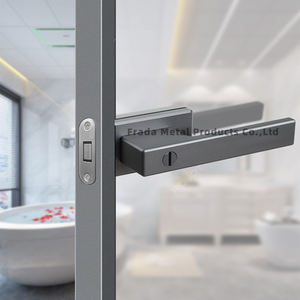 Serrure à double battant pour porte en verre 12mm Cylindre identique en alliage d'aluminium - Product Image 3